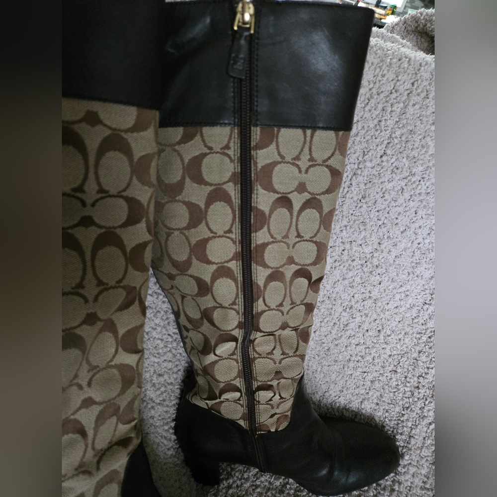 Coach Zip Boots - Picture 2 of 6